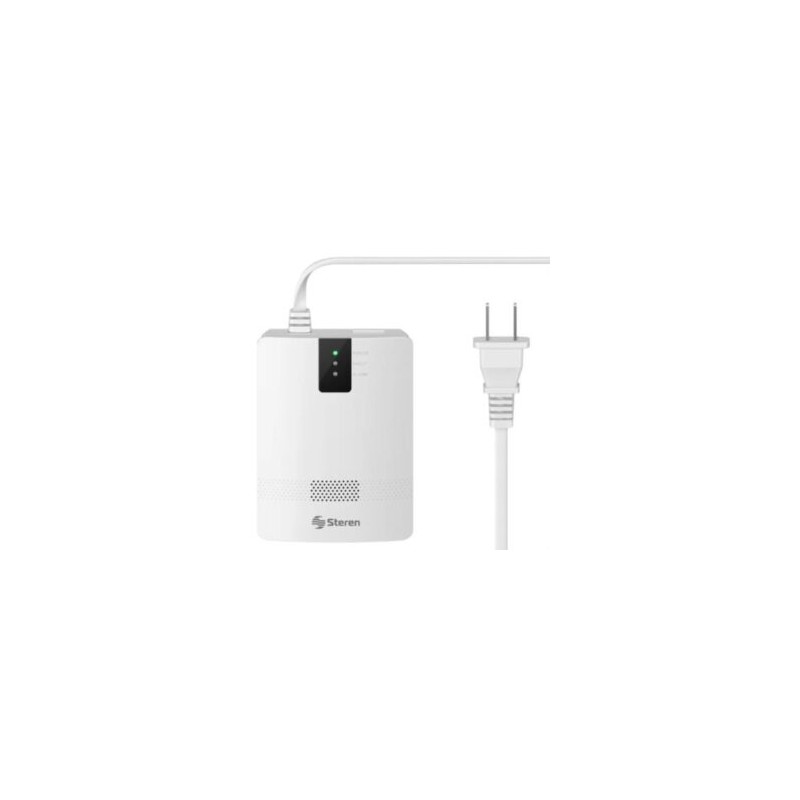 Alarma de Gas Steren Audible de 80 dB Cable de 1.3m Color Blanco