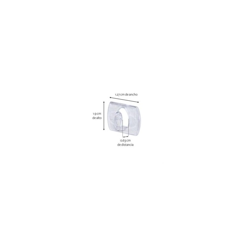 Clips para Luces 3M Command 4 Transparentes