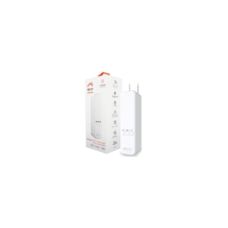 Controlador de Persianas Nexxt Home NHA-B100 Control por Voz ABS Blanco