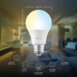 Foco inteligente Wi-Fi Nexxt Home 110V 50/60Hz 9w con LED de Color Blanco Regulable