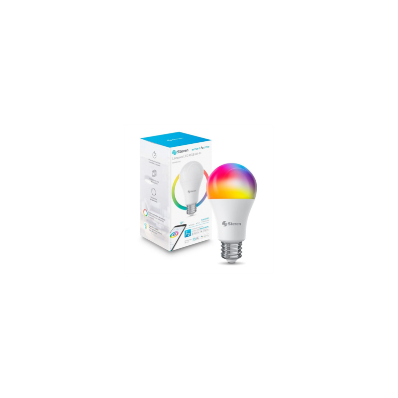 Foco LED Steren Wi-Fi Multicolor 10W RGB Controlado