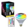 Foco Steren LED RGB decorativo con bocina Bluetooth 6 W