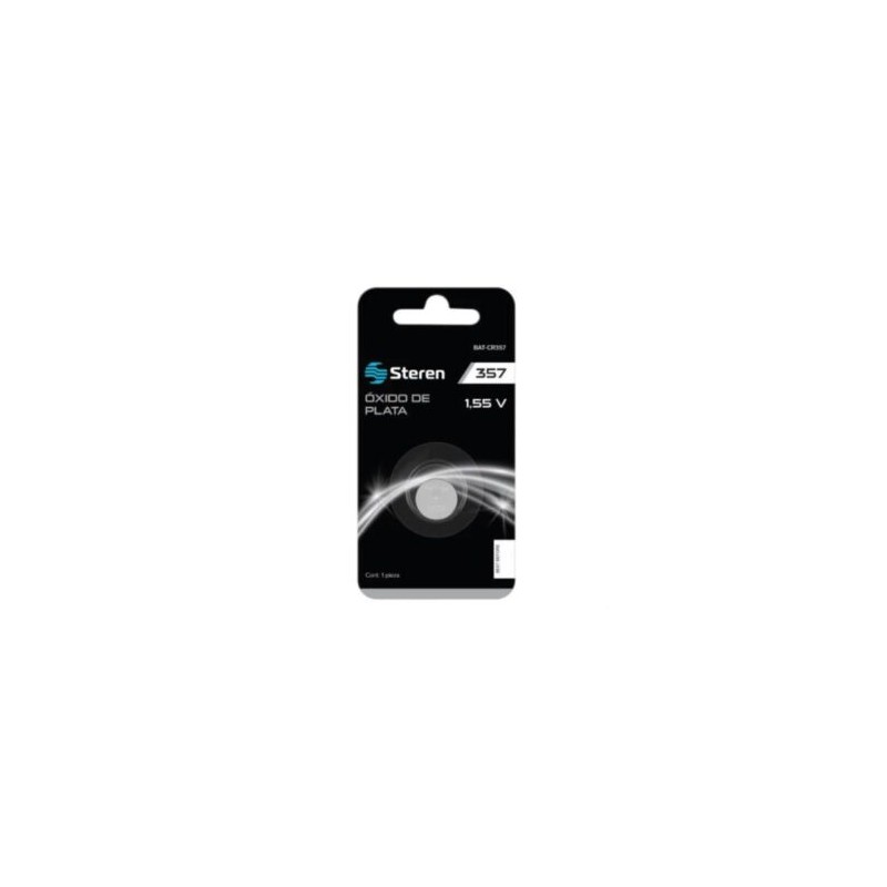 Pila Steren de Óxido de Plata 1.5V 130mAh Tipo Botón