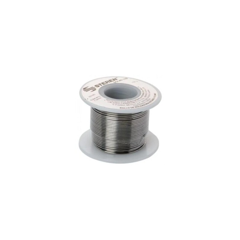 Rollo de Soldadura Steren 100g con Aleación de Estaño-Plomo 60/40
