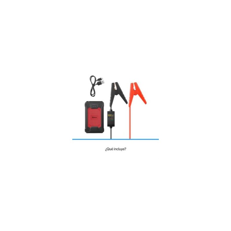 Arrancador Steren para Auto Compacto o SUV Power Bank Linterna LED