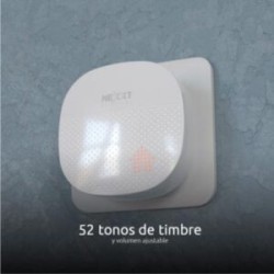 Timbre Inteligente con Cámara Nexxt Home NHC-D100 FHD 1080p 110° Micrófono Parlante y Sensor Integrados
