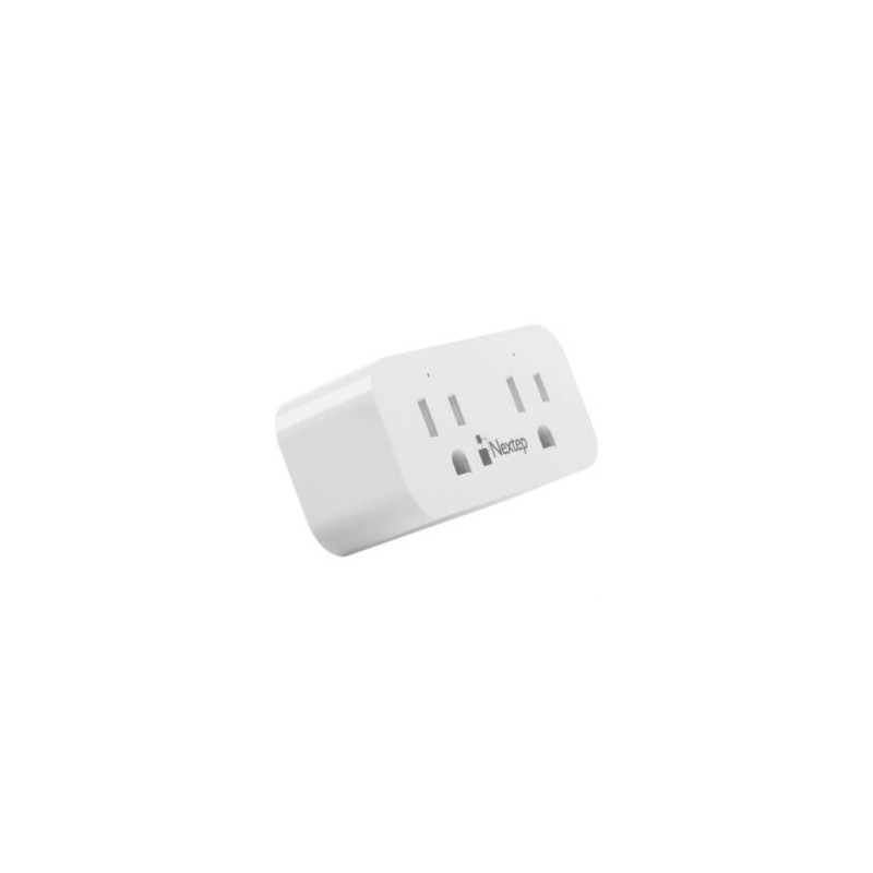 Tomacorriente Nextep Smart Doble Control Wi-Fi