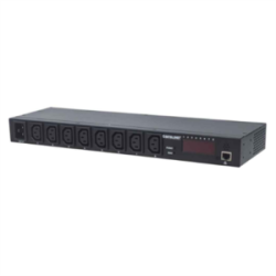 Barra PDU Intellinet Multicontactos 8 Salidas Montaje en Rack 19? Color Negro