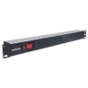 Barra PDUIntellinet Gab/Rack 19? 1U Contra Sobrecarga On/Off 8 Contactos