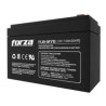 Batería Forza FUB-1270 Sellada de Plomo-Ácido Recargable 12V 7Ah AGM Sin Mantenimiento Negro