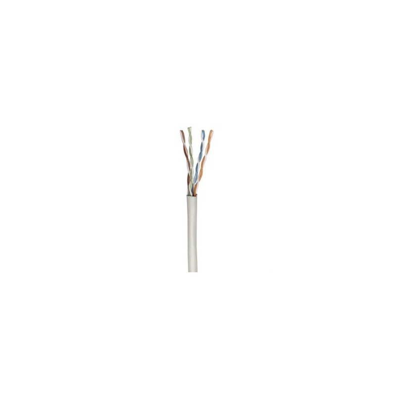 Bobina Cable Intellinet Cat 5e CCA UTP 100m Multifilar Color Gris