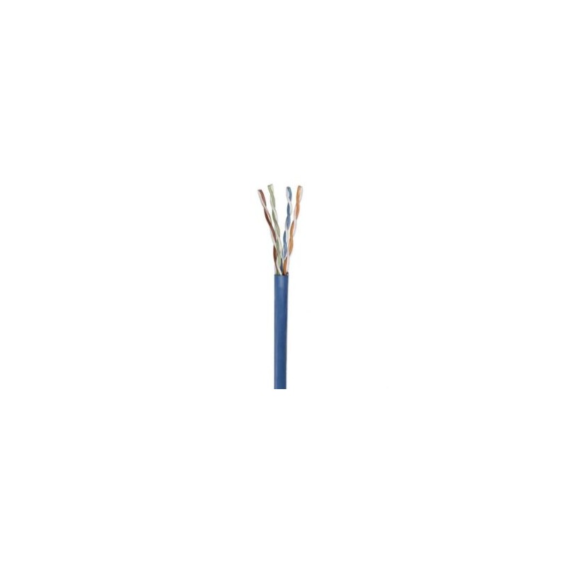 Bobina Cable Intellinet Cat 5e CCA UTP 305m Sólida Color Azul