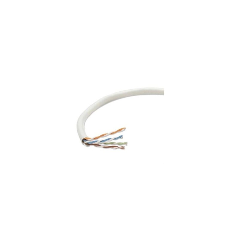 Bobina Cable Intellinet Cat 5e CCA UTP 305m Sólida Color Gris