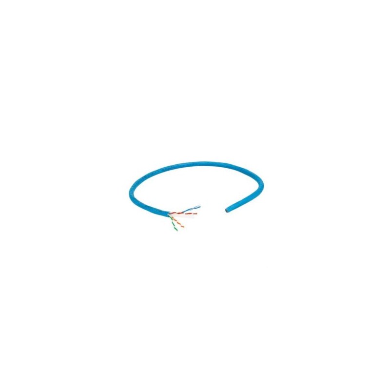 Bobina Cable Intellinet Cat 6 CCA 305m Sólida Color Azul