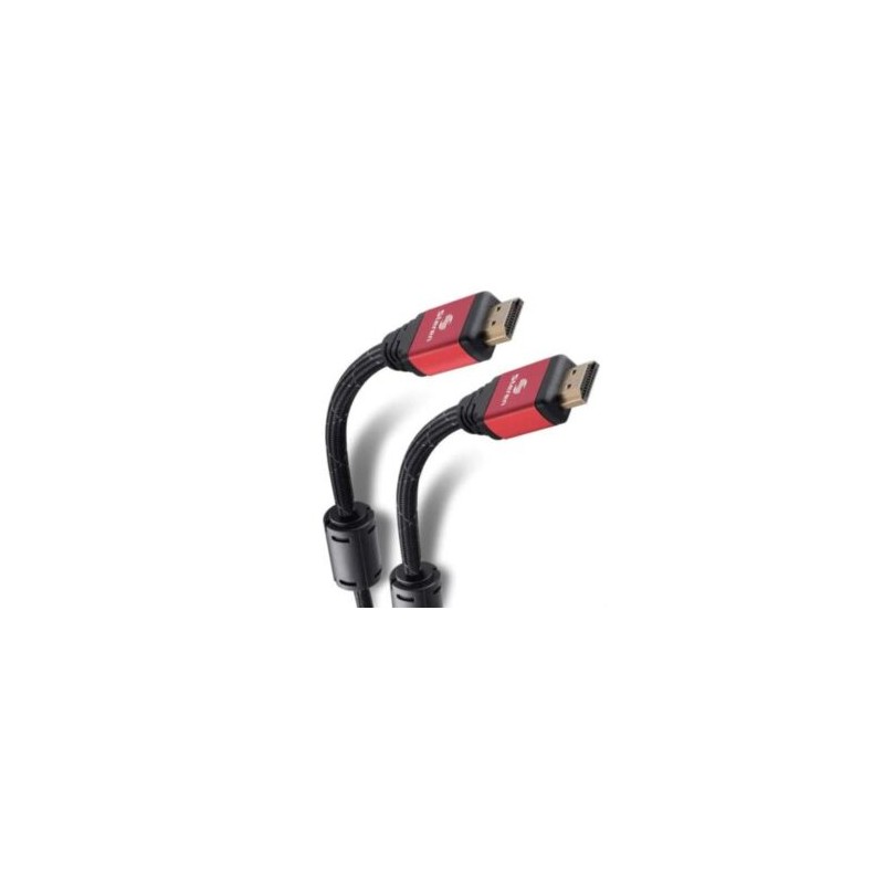 Cable HDMI Steren 4K con Filtros de Ferrita Tipo Cordón 1.8m