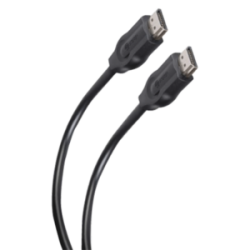 Cable HDMI Steren Conectores Niquelados Alta Velocidad 90cm Color Negro