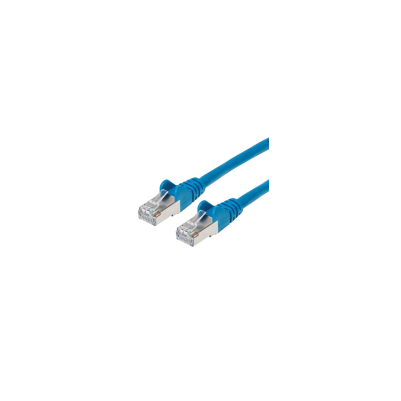 Cable Intellinet Red Cat6a S/FTP RJ45 0.9m Color Azul
