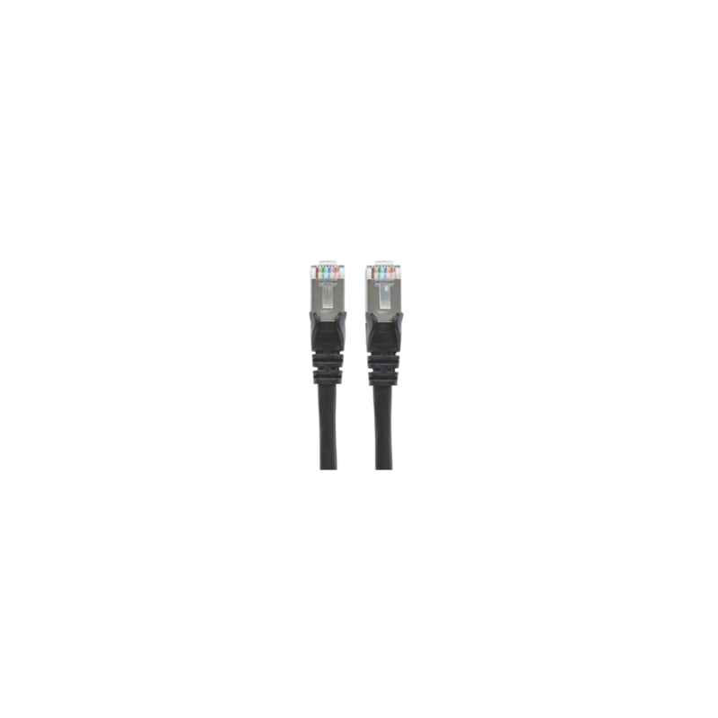 Cable Intellinet Red Cat6a S/FTP RJ45 50 Micras 2.1m Color Negro