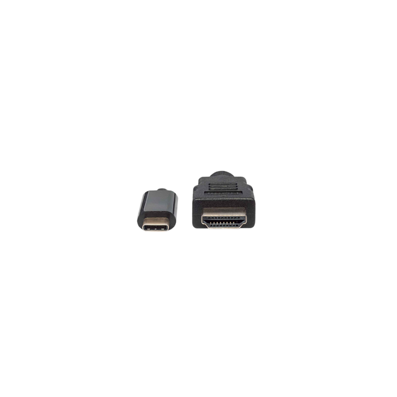 Cable Manhattan Adaptador USB-C a HDMI 4K Salida 1m Color Negro
