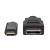 Cable Manhattan Adaptador USB-C a HDMI 4K Salida 2m Color Negro