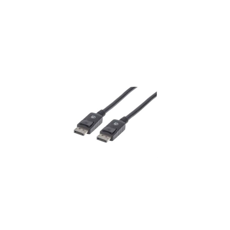 Cable Manhattan DisplayPort M-M 3m Color Negro