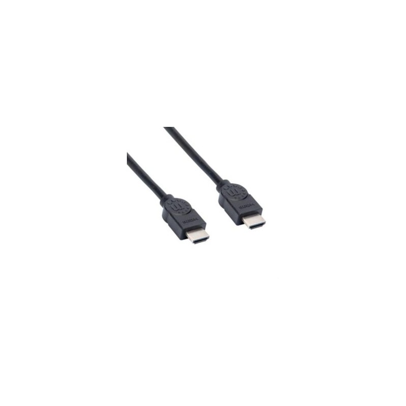 Cable Manhattan HDMI 1.3 M-M Alta Velocidad Blindado 1.5m Color Negro