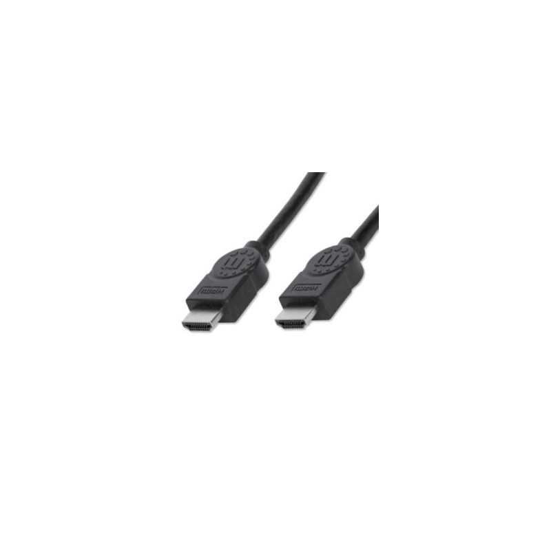 Cable Manhattan HDMI 1.3 M-M Alta Velocidad Blindado 22.5m Color Negro
