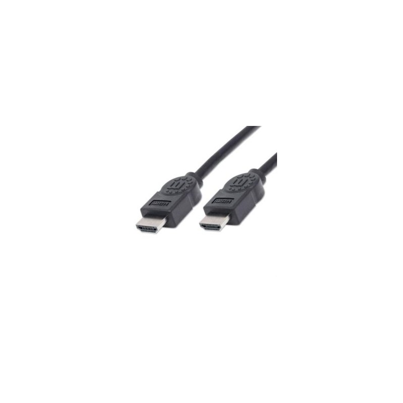 Cable Manhattan HDMI 1.3 M-MAlta Velocidad Blindado 1.8m Color Negro