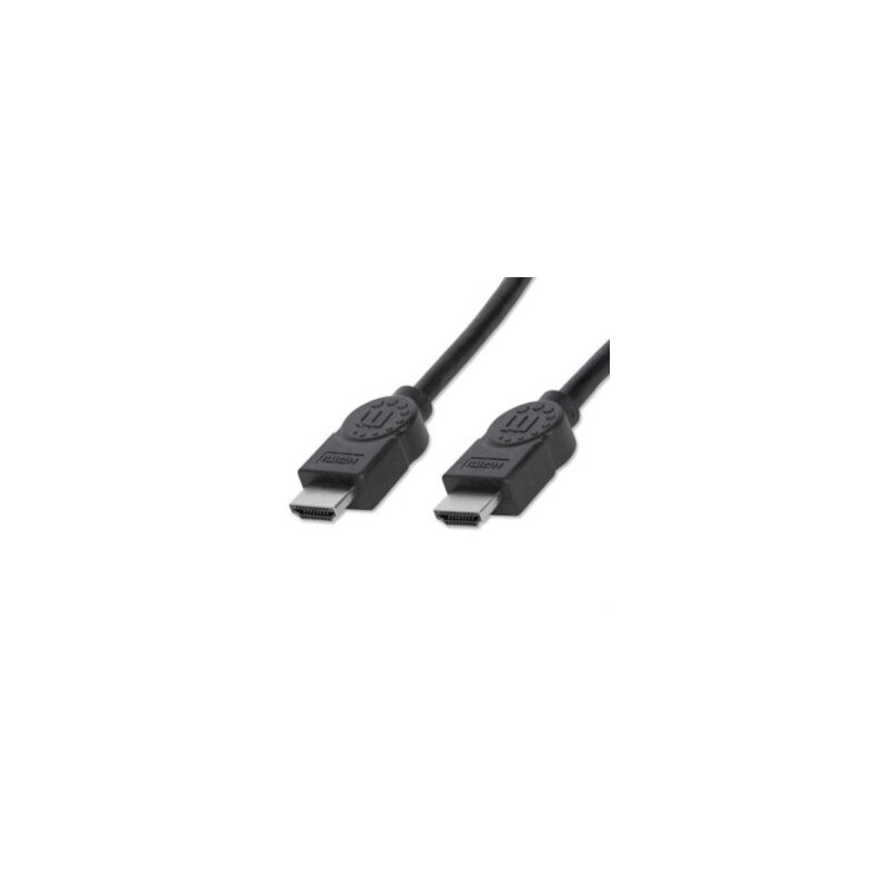 Cable Manhattan HDMI 1.3 M-MAlta Velocidad Blindado 3m Color Negro