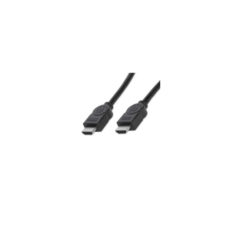 Cable Manhattan HDMI 1.3 M-MAlta Velocidad Blindado 5m Color Negro