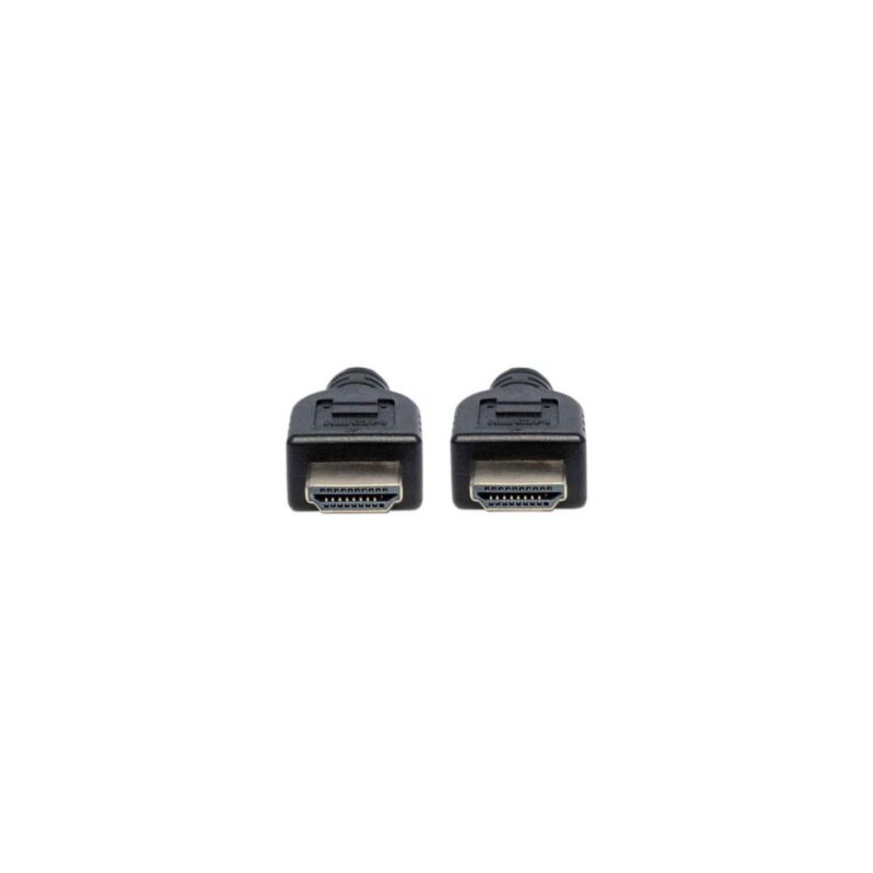 Cable Manhattan HDMI M-M Alta Velocidad con Ethernet 5m Color Negro