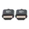 Cable Manhattan HDMI M-M Ultra Delgado Alta Velocidad con Ethernet 1.8m Color Negro