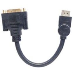 Cable Manhattan HDMI Macho a DVDI-D 20cm Color Negro
