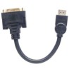 Cable Manhattan HDMI Macho a DVDI-D 20cm Color Negro