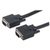 Cable Manhattan para Monitor SVGA HD15 M-M 30m Color Negro