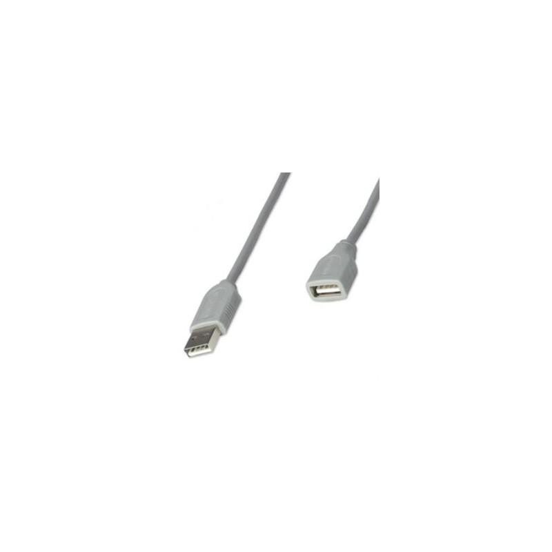 Cable Manhattan USB A-A Extensión 4.5m Color Gris
