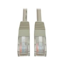 CABLE PATCH TRIPP-LITE MOLDEADO CAT5E GRIS DE 350MHZ (RJ45 M