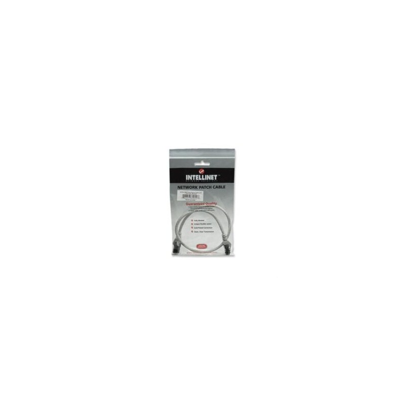 Cable Red Intellinet CAT 6 UTP 0.5m Color Gris