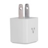 Cargador Vorago AU-250-V2 para Pared Carga Rápida 3.0A PD 20W Tipo-C Color Blanco
