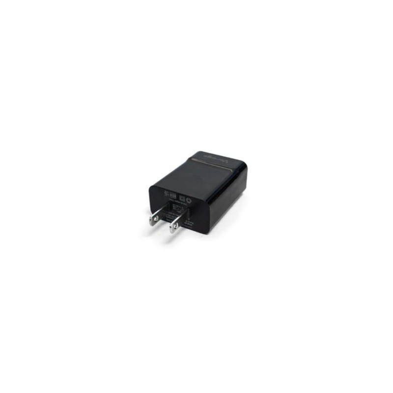 Cargador Vorago AU-302 Pared Carga Rápida 2.4A USB Color Negro