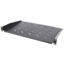 Charola Intellinet Fija Cantilever Rack 19? 1U Ventilada 30cm Color Negro
