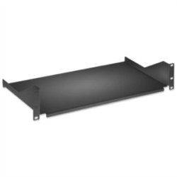 Charola Rack Intellinet Fija 19? 2U Sólida 40cm Color Negro