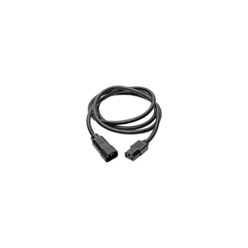 Cable Tripp Lite Alimentación Servicio Pesado PDU C13-C14 15A 250V 14 AWG 3.05m Color Negro