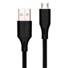 CABLE USB VORAGO CAB-M01B USB-  MICRO USB 1 METRO NEGRO