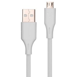 CABLE USB VORAGO CAB-M01W USB- MICRO USB 1 METRO BLANCO