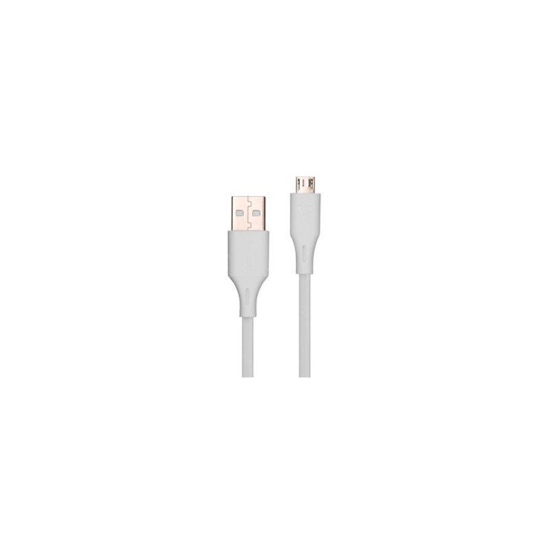 CABLE USB VORAGO CAB-M01W USB- MICRO USB 1 METRO BLANCO