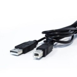 Cable Vorago CAB-104 USB/AB 2.0 en Bolsa 1.5m Color Negro