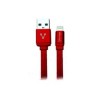 CABLE VORAGO CAB-119 ROJO USB-APPLE LIGHTNING 1 METRO ROJO B