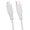 CABLE VORAGO CAB-CL01W TIPO C-  LIGHTNING 20W 1 METRO CARGA RAPIDA  BLANCO