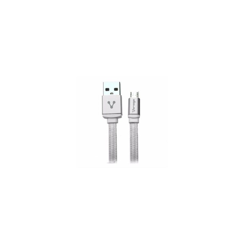 CABLE VORAGO USB CAB-113 BLANCO USB 2 A MICRO USB 1METROS BO